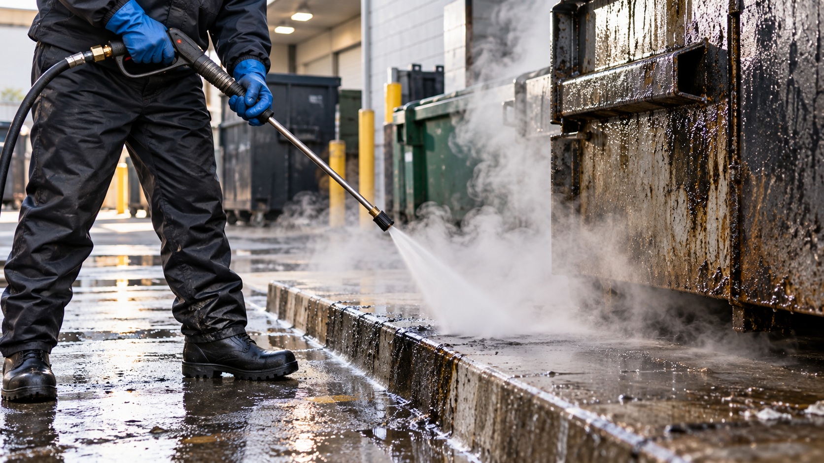 Dumpster & Collection Area Cleaning service